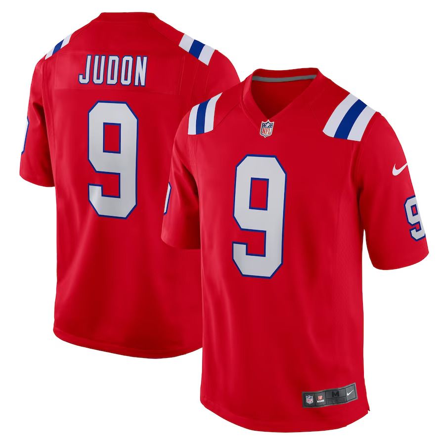 Men New England Patriots #9 Matthew Judon Nike Red Alternate Game NFL Jersey->new england patriots->NFL Jersey